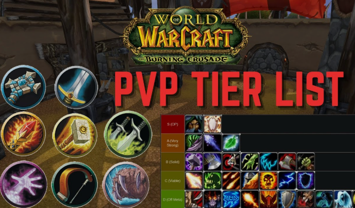 TBC Anniversary pvp Tier List